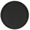 Поднос D 35см круглый, прорезиненный чёрный