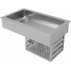Ванна холодильная встраиваемая, L1.41м, 4GN1/1-180, 0/+8С, нерж.сталь, Premium