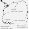 Комплект сантехнической арматуры для рукомойника РМН-400/320 KAYMAN Комплект гх для рукомойника РМН-400/320