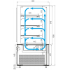 Витрина холодильная напольная ПОЛЮС KC78-130 VV 1,5-1 (9005)