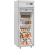 Шкаф холодильный для икры, GN1/1,  700л, 1 дверь стекло, 4 полки, ножки, -8/0С, дин.охл., белый, без канапе, R290