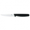 Нож для чистки L 10см с прямым заостр. лезвием , черная пластиковая ручка, P.L. Proff Cui