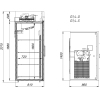 Шкаф холодильный Аркто V1.4-SD (P) короткие ручки