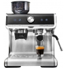 Кофемашина-автомат, 1 группа (низкая), кофемолка, серебристая, заливная, бак 2.8л, 220V