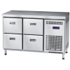 Стол холодильный ABAT СХС-70-01-СО (ящики 1/2, ящики 1/2) без борта