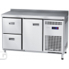 Стол холодильный ABAT СХС-70-01-СО (дверь, ящики 1/2) с бортом