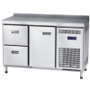 Стол холодильный ABAT СХС-60-01-СО (дверь, ящики 1/2) с бортом