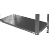 Полка сплошная для стола производственного,  700х460х35мм, оцинк.сталь