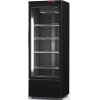 Шкаф холодильный,  500л, 1 дверь стекло, 4 полки, ножки, -6/+6С, дин.охл., черный снаружи и внутри, агрегат нижний