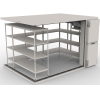 Камера холодильная замковая и Шип-Паз HAPPYCHEF CR R/L 18/18 S/S+SHELVING
