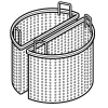 Корзина для котла пищеварочного серии Macros 700, 340х340х345мм, полукруглая, комплект 2шт.