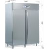 Шкаф холодильный, GN2/1, 1400л, 2 двери глухие, 6 полок, ножки, +2/+8С, дин.охл., нерж.сталь, Econom