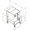 Мясорубка электрическая напольная KT LM-82/A UNGER (CAST IRON HOUSING, ALUMINIUM FEED SCREW)