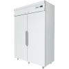 Шкаф холодильный, GN2/1, 1400л, 2 двери глухие, 8 полок, ножки, 0/+6С, дин.охл., белый
