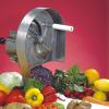 Овощерезка-слайсер механическая для овощей и фруктов, настольная, кольца (срез 1.6-12.7мм), горизонтальная резка, ротор