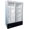 Шкаф холодильный,  760л, 2 двери-купе стекло, 6 полок, ножки, +1/+12С, дин.охл., белый, агрегат нижний