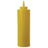 Бутылка для соуса 690мл D 6,5см h 24см, пластик желтый
