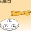 Матрица латунно-бронзовая для аппарата для макаронных изделий MPF1.5N, (D50мм), caserecce (трубочки перекрученные), 9х5мм
